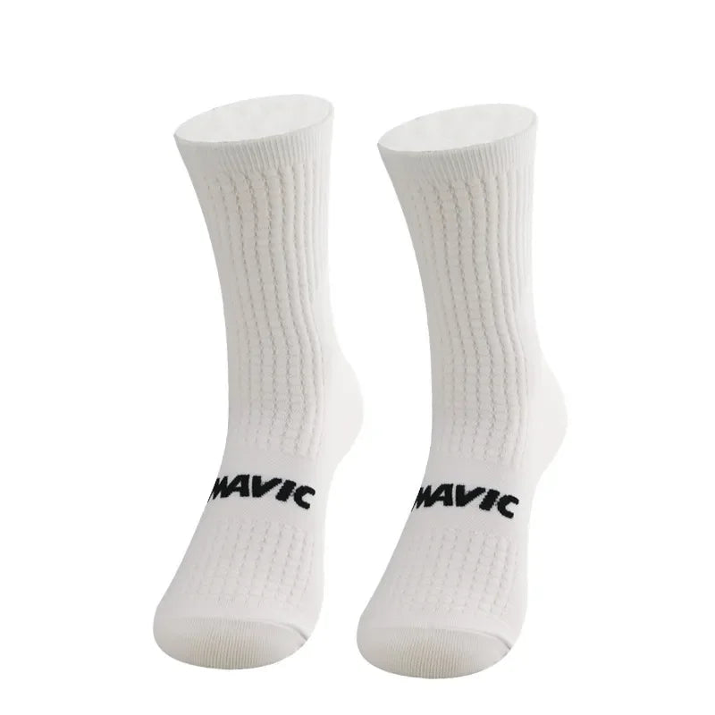 Compression Sports Crew Socks – Breathable Athletic Training Socks