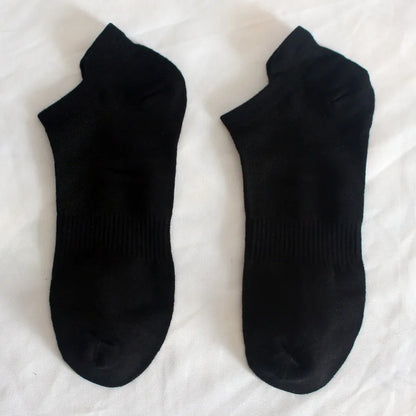 Men’s Low Cut Ankle Socks – Breathable Cotton No Show Socks Pack