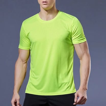 Men’s Quick Dry Athletic T-Shirt – Breathable Fitness Gym Tee for Running, Workout & Sportswear