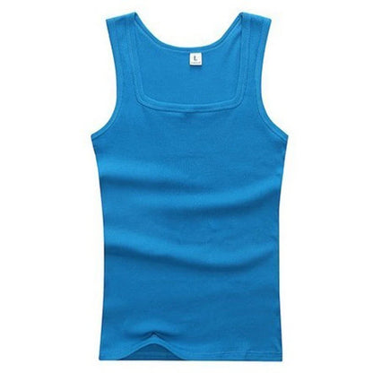Men’s Ribbed Tank Top – Sleeveless Cotton Gym Shirt Casual Fitness Undershirt for Summer