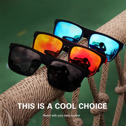 Vintage Square Polarized Sunglasses | UV400 Luxury