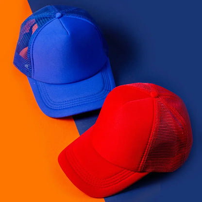 Blank Trucker Hat – Adjustable Mesh Baseball Cap for Men & Women