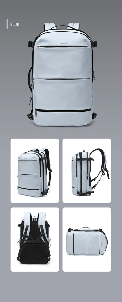 TIGERNU Large Capacity Travel Backpack – Airline Approved Laptop Bag