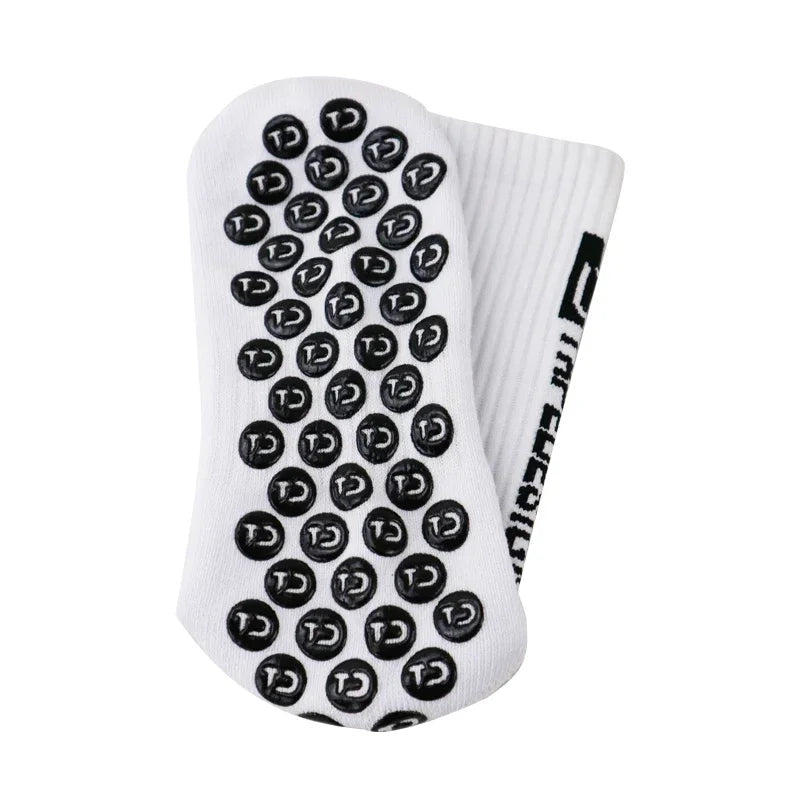 Anti Slip Soccer Grip Socks – Athletic Compression Football Crew Socks