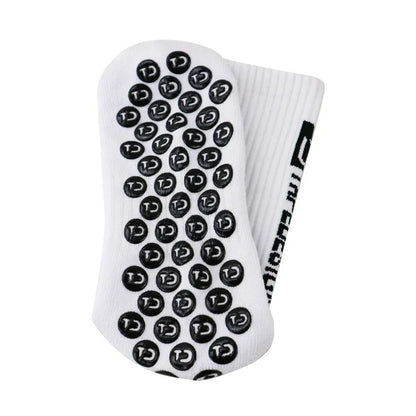 Anti Slip Soccer Grip Socks – Athletic Compression Football Crew Socks