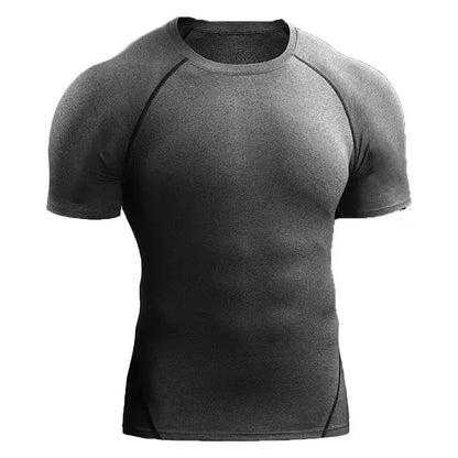 Men’s Compression Workout Shirt – Short Sleeve Athletic Gym T-Shirt for Running & Fitness