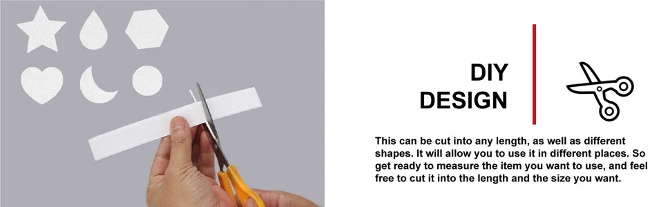 Heavy Duty Hook and Loop Tape – Self Adhesive Fastener Strip for Home & Office