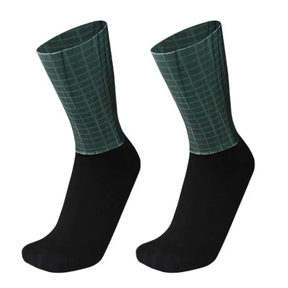 Breathable Mesh Cycling Socks – Lightweight Athletic Crew Sports Socks