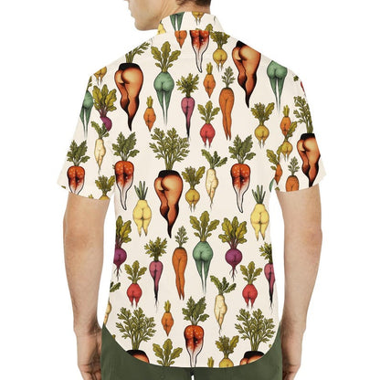 Funny Vegetable Butt Hawaiian Shirt for Men Women Youth