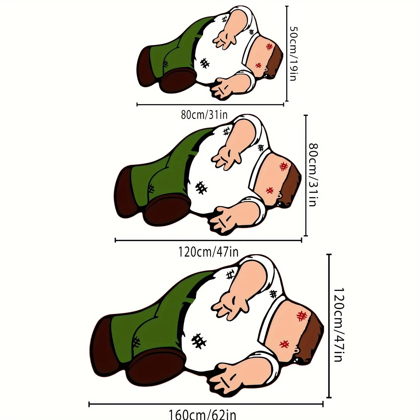 VIKAMA Cartoon Character Carpet, Boy's Bedroom Plush Carpet, Soft Bed Edge Carpet, Living Room Anti-Slip Mat, Home Decoration
