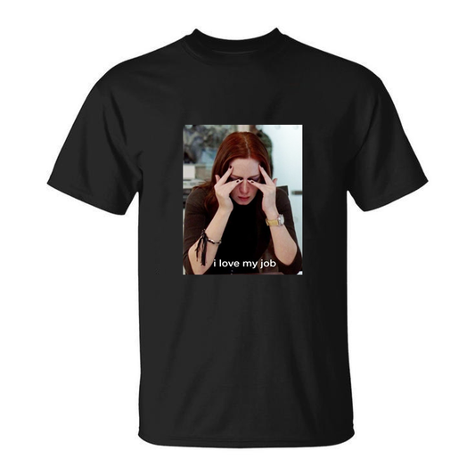 Emily I Love My Job Shirt, Graphic Tee Tops, Fashion Cotton, Full Colors, Full Sizes, For Men, For Women