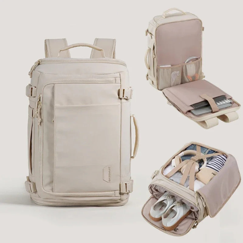 Multifunction Travel Backpack – Expandable Carry On Bag with Laptop Compartment