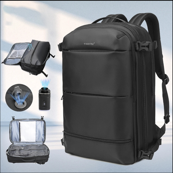 TIGERNU Large Capacity Travel Backpack – Airline Approved Laptop Bag